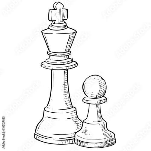 chess handdrawn illustration