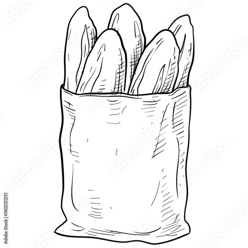 bread handdrawn illustration