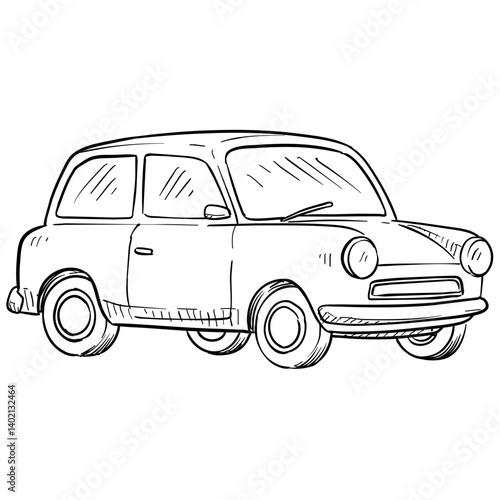 cars handdrawn illustration