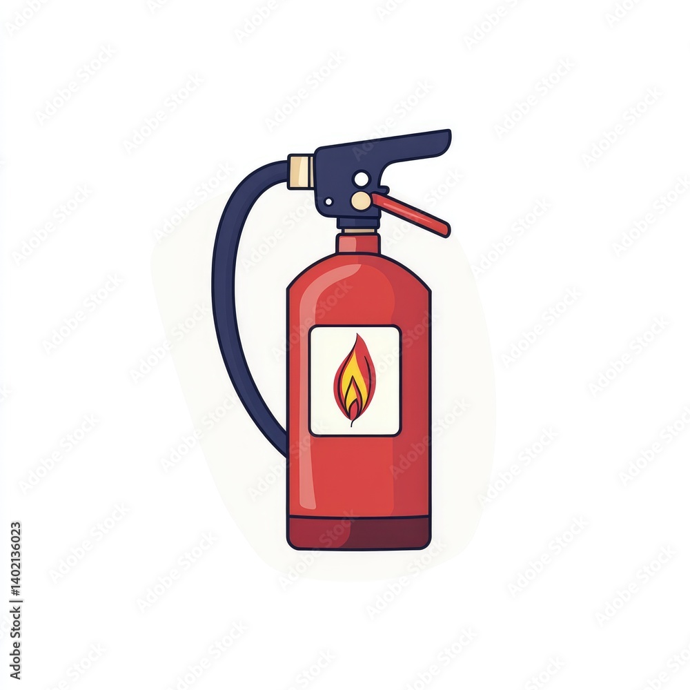 Obraz premium Fire extinguisher icon