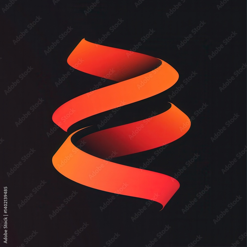 Vibrant Fitness Brand Logo with Dynamic Swooshes for Modern Design