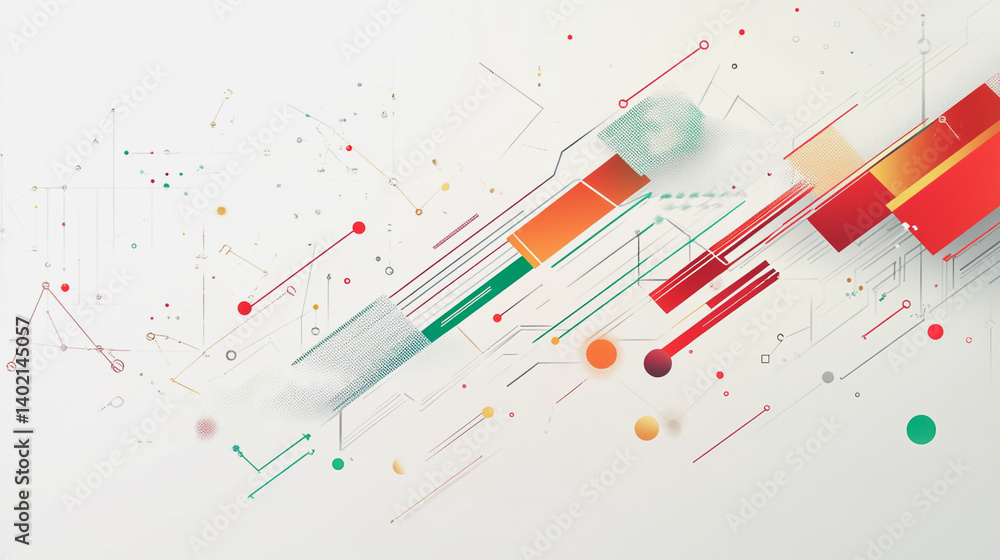 Abstract white background with Colorful circle lines. Digital future technology . Abstract business connection of lines from nodes innovation of communication in the network. Abstract white background with Colorful circle lines. Digital future technology . Abstract business connection of lines from nodes innovation of communication in the network.