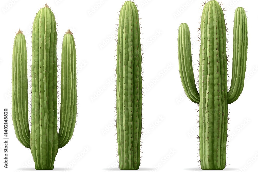 Desert Cactus Illustration Desert Cactus Illustration