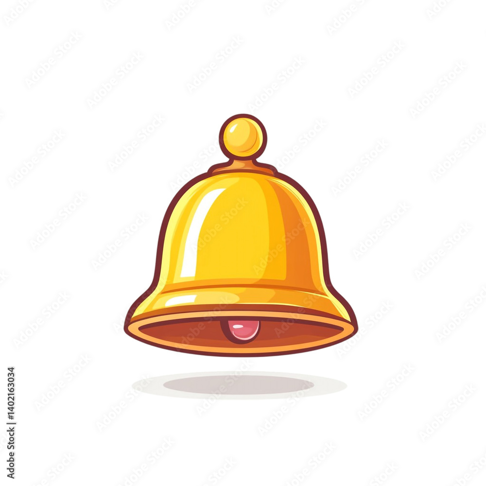 Golden bell ringing joyful sound announcement Golden bell ringing joyful sound announcement