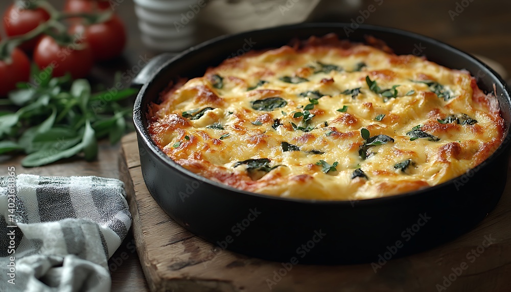 Baked Pasta Dish, Rustic Table Baked Pasta Dish, Rustic Table