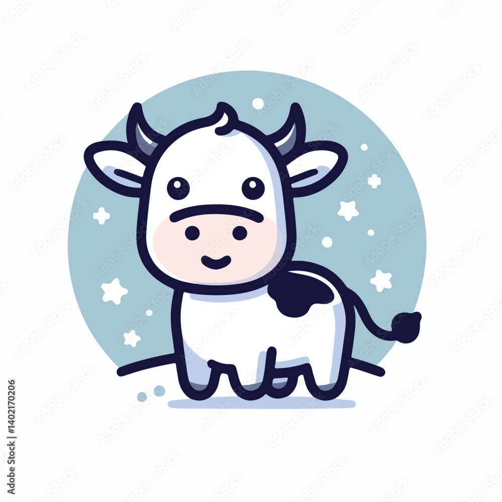cute cow image vector cute cow image vector
