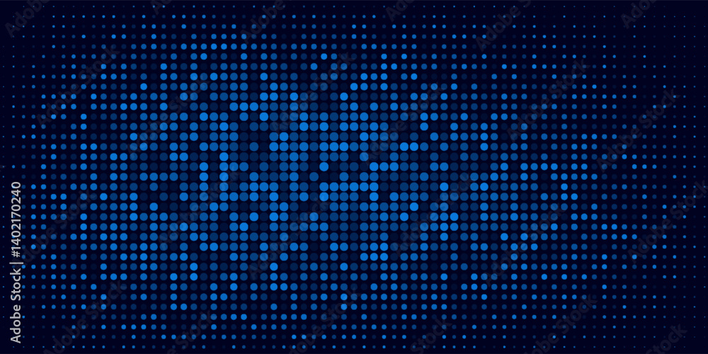 High speed dot moving technology concept. stripes halftone with blue light. speed movement pattern and motion blur over dark blue background. Vector Illustration. High speed dot moving technology concept. stripes halftone with blue light. speed movement pattern and motion blur over dark blue background. Vector Illustration.
