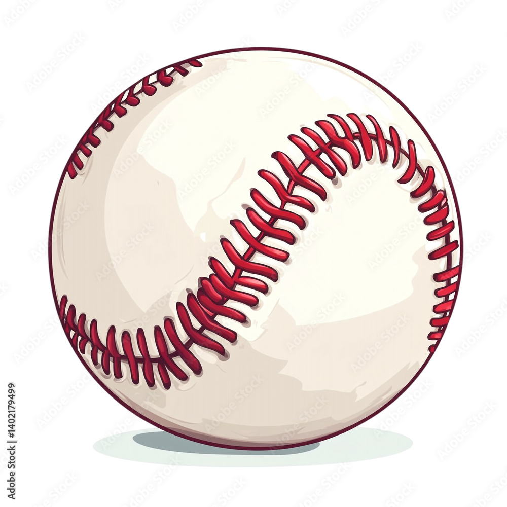 Fototapeta premium A classic baseball ready for the game exciting and nostalgic