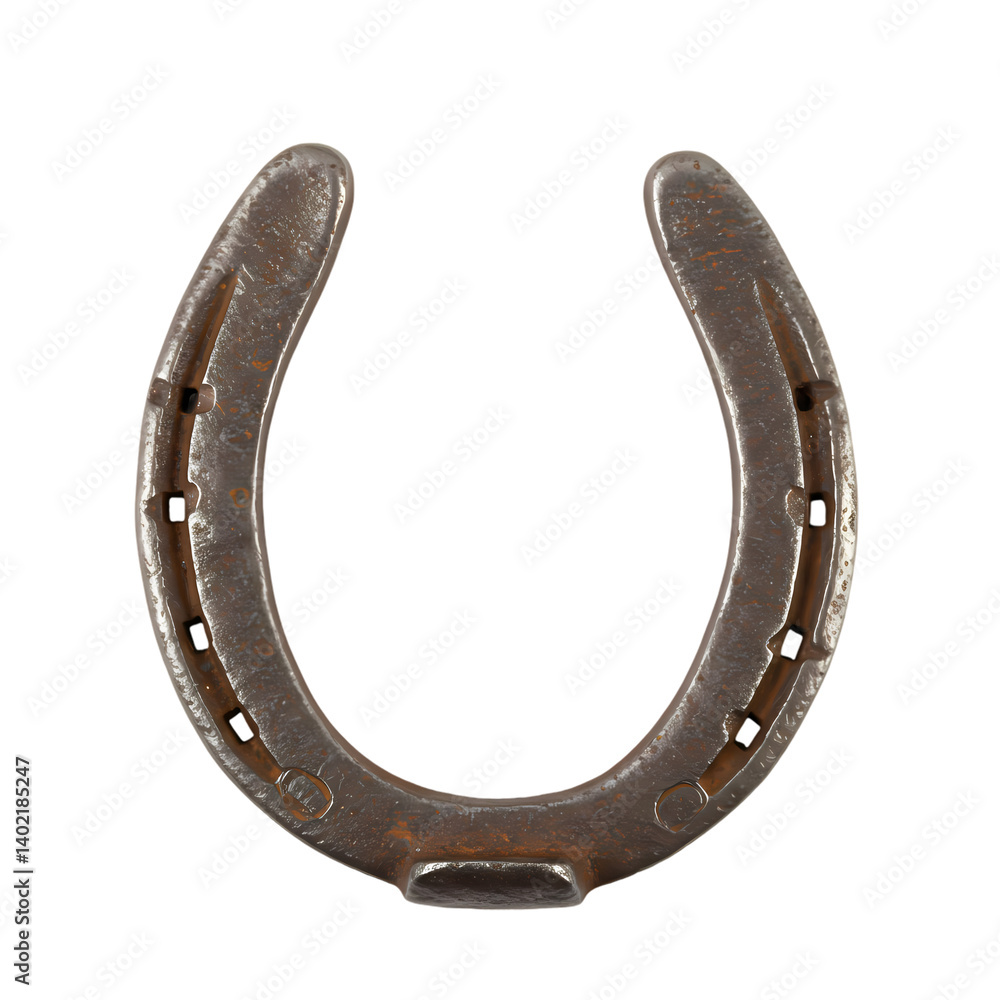 Rustic Metal Horseshoe on Transparent background Rustic Metal Horseshoe on Transparent background