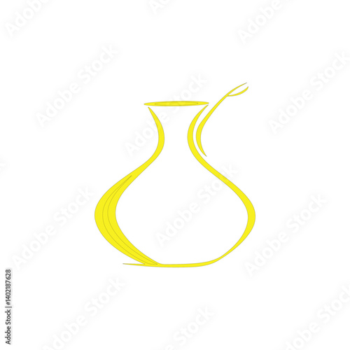 Ceramic vase icon	