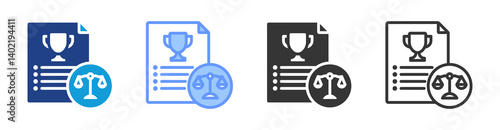 Market Entry Barrier icon set multiple style collection