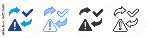 Bid Rotation icon set multiple style collection