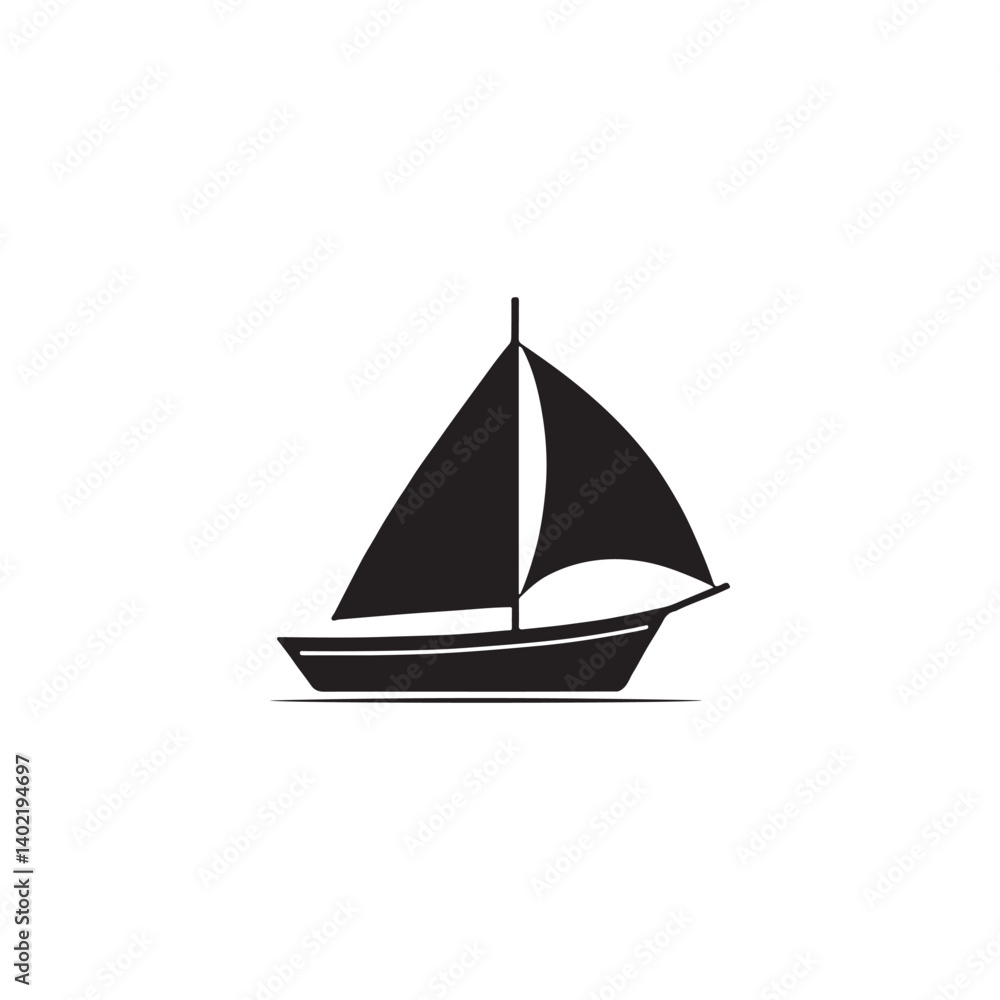 Fototapeta premium sailing ship vector illustration