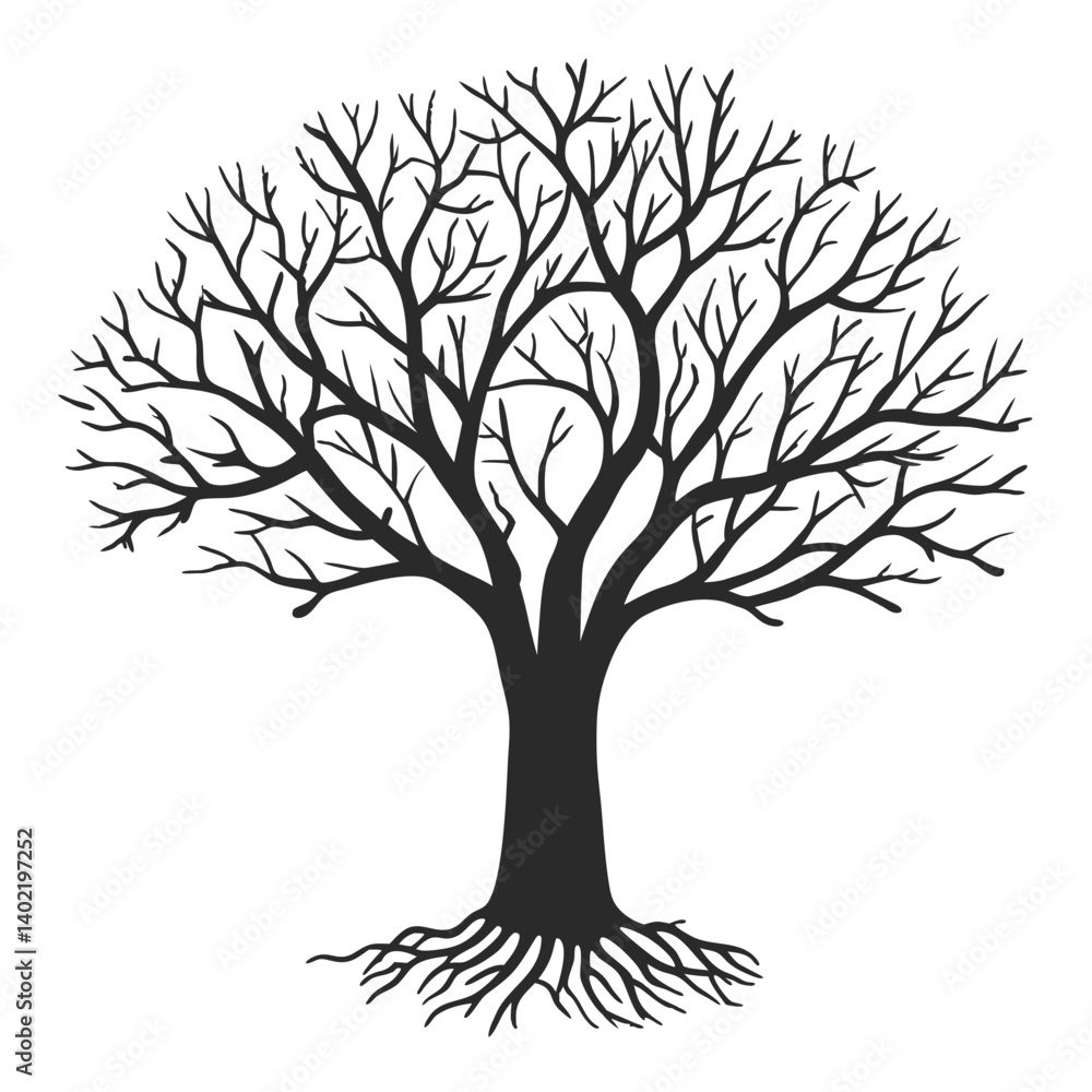 Obraz premium tree with roots