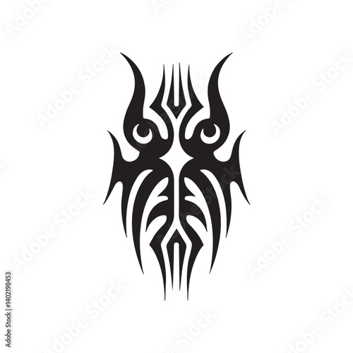 vector of a tribal tattoo