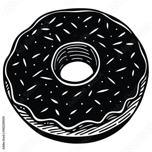 a donut with a hole in the center