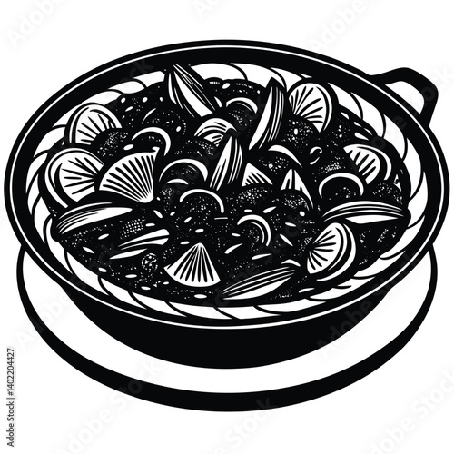 paella silhouette