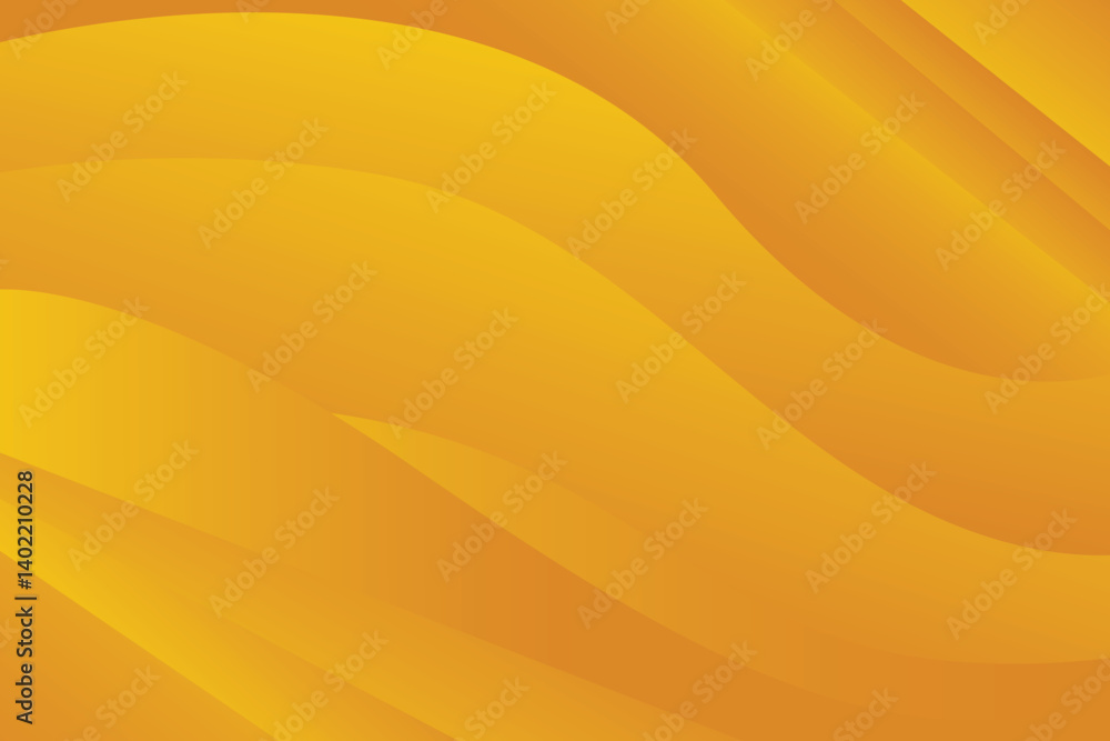 Abstract yellow Background with Wavy Shapes. Modern yellow gradient background. Abstract yellow Background with Wavy Shapes. Modern yellow gradient background.