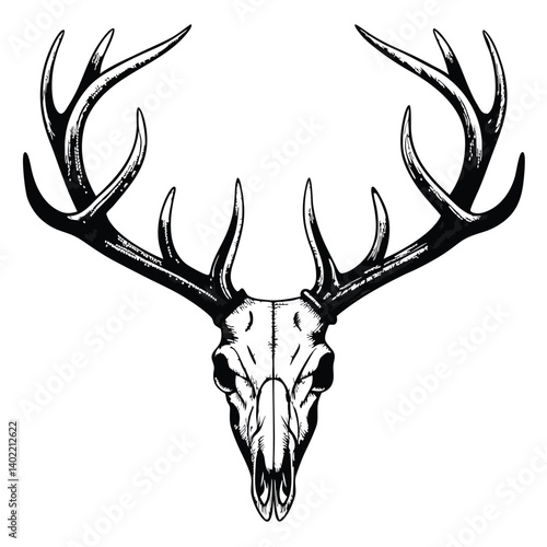 deer head vector