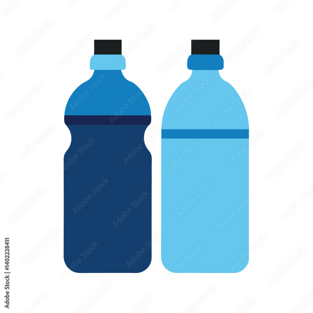 Plastic bottle of orange juice isolated vector art illustration Plastic bottle of orange juice isolated vector art illustration