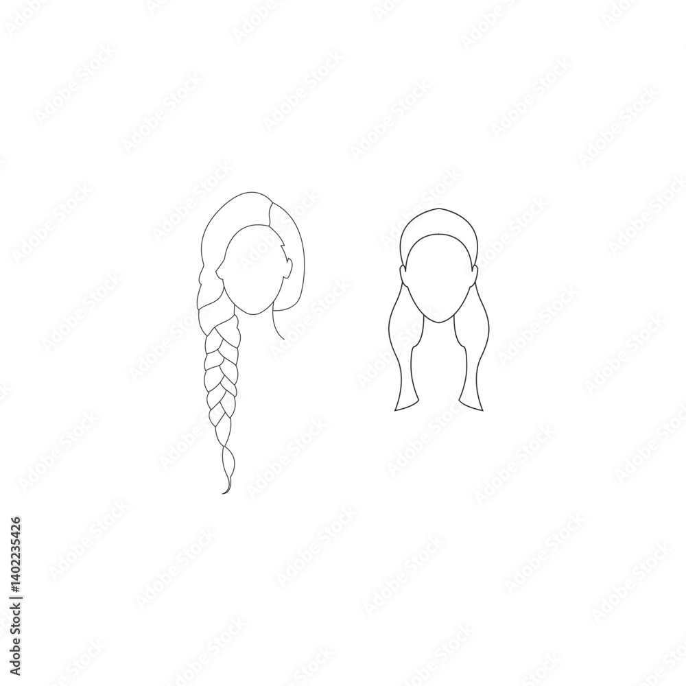 template face woman icon vector illustration design template face woman icon vector illustration design