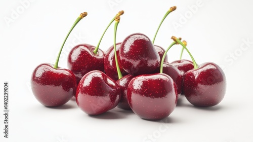 Wallpaper Mural Delicious cherries cut out. Based on Generative AI. Torontodigital.ca