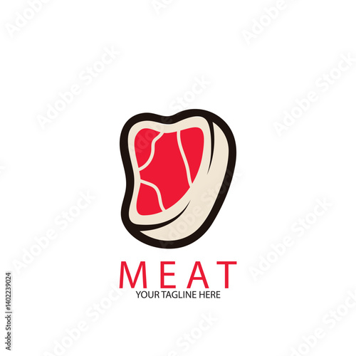 meat icon vector illustration template design