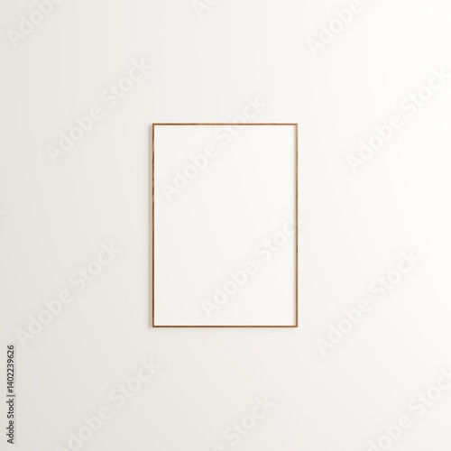Wall empty frames to showcase your work and arts