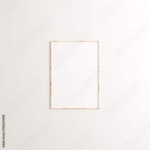 Wall empty frames to showcase your work and arts