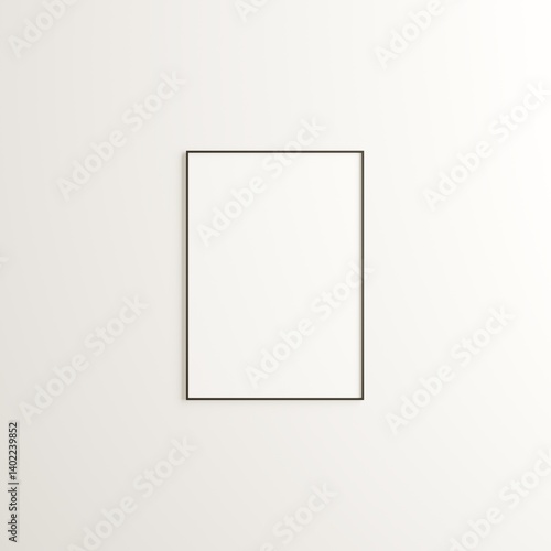 Wall empty frames to showcase your work and arts