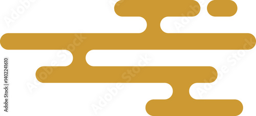 Chinese Golden Cloud Icon