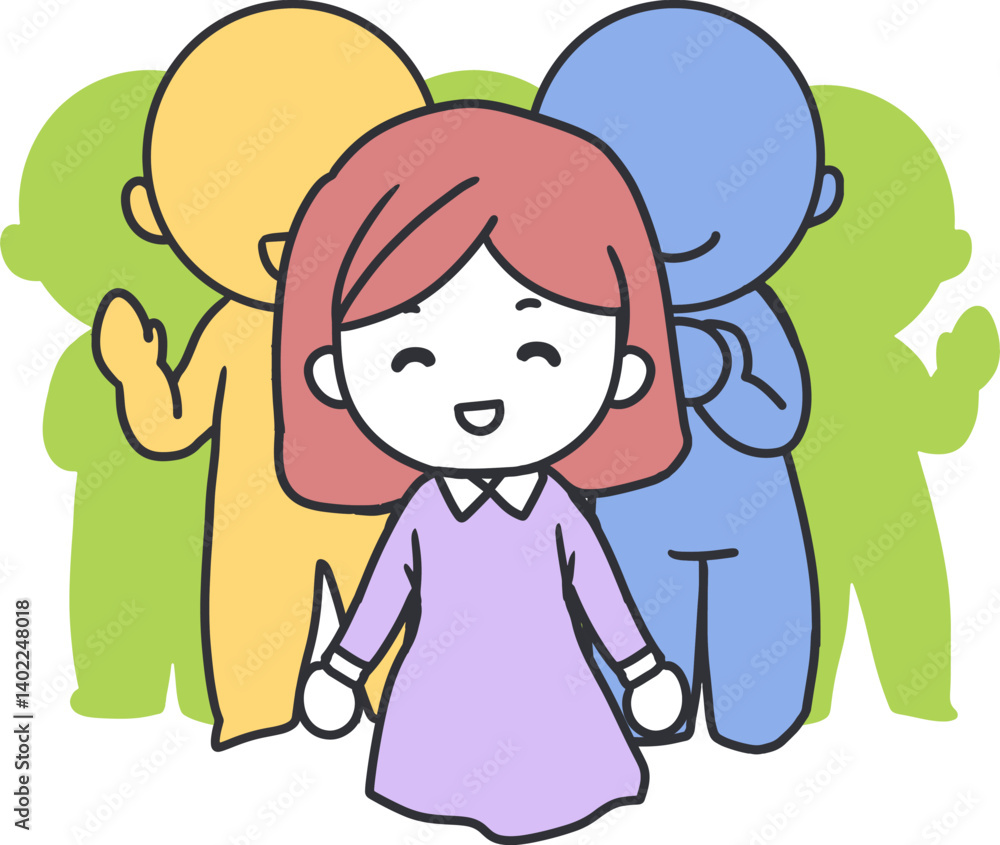 Girl with Team Support and Motivation Artwork. Represents support, motivation, leadership, and achievement, Perfect for themes related to success, teamwork, empowerment, and personal growth. Girl with Team Support and Motivation Artwork. Represents support, motivation, leadership, and achievement, Perfect for themes related to success, teamwork, empowerment, and personal growth.