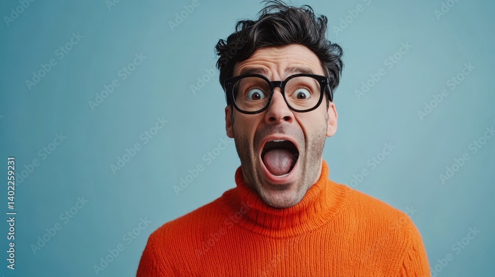 The Man in Orange Sweater The Man in Orange Sweater