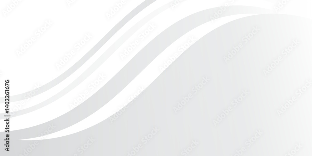 Obraz premium abstract white background with gradient color and artistic dynamic line decoration concept