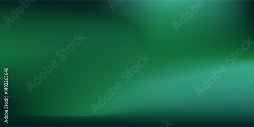 Dark royal green gradient seamless pattern with noise texture. Luxury deep turquoise and jade silk bg with soft transitions and effect ombre style. Vector gradient mesh illustration