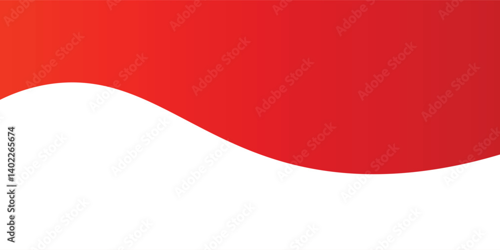 Vector red line background curve element with white space for text and message design style Vector red line background curve element with white space for text and message design style