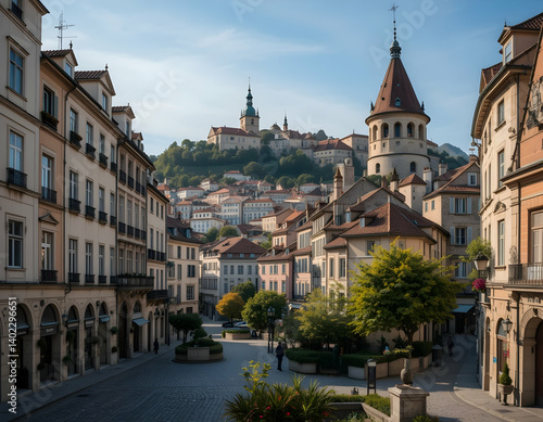 Cityscape View of Architectural Buildings and Tower