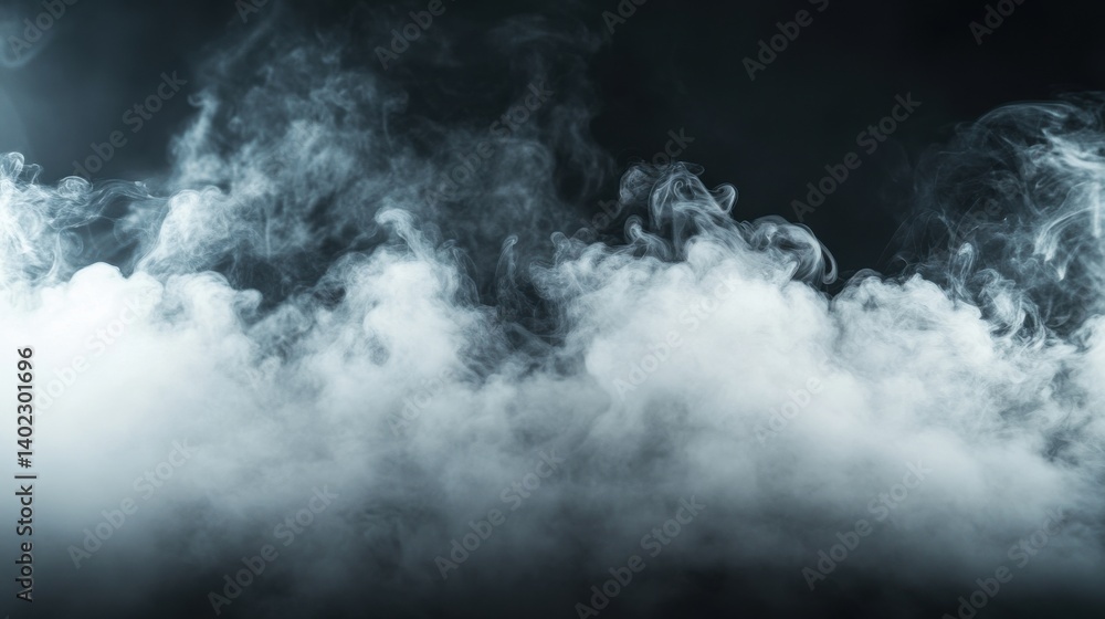 Fototapeta premium An image of smoke on a dark background.