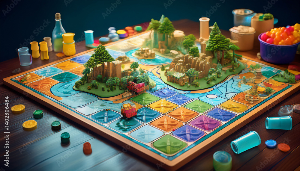003-135-223--The Plastic Game-- A board game about reducing waste. 14814 003-135-223--The Plastic Game-- A board game about reducing waste. 14814