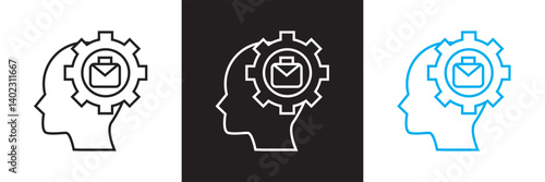 Workaholic  Icons set. Work related icon.  Design for decoration, sticker, icon, etc. Vector illustration. isolated on white and black background. EPS 10