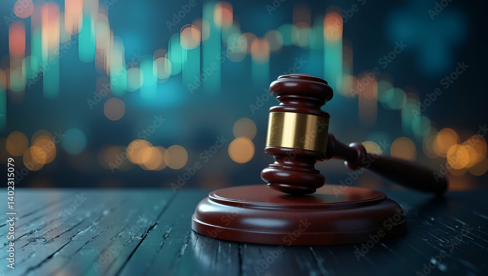Enforcement of Trade Laws: Visuals of Regulatory Oversight & Legal Frameworks Ensuring Market Fairness - Conceptual Stock Photo with Left Space Enforcement of Trade Laws: Visuals of Regulatory Oversight & Legal Frameworks Ensuring Market Fairness - Conceptual Stock Photo with Left Space