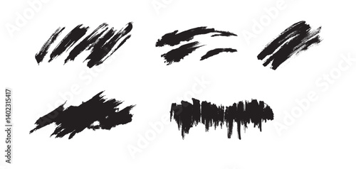 vector watercolor stamps stains strokes strokes