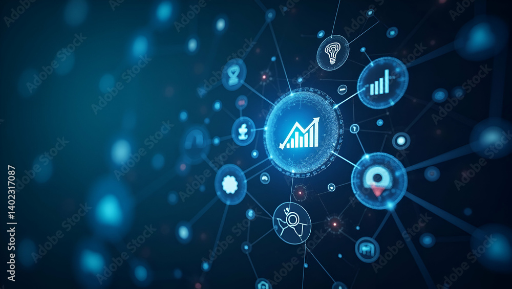 Advanced Industry Trends: Data Analytics & Market Intelligence for Strategic Innovation in Evolving Economic Patterns - Photo Stock Concept Advanced Industry Trends: Data Analytics & Market Intelligence for Strategic Innovation in Evolving Economic Patterns - Photo Stock Concept