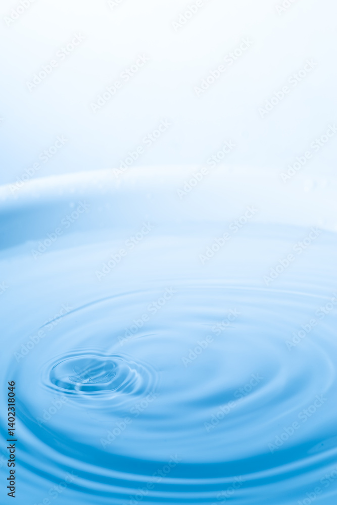 美しい水面の波紋の模様 美しい水面の波紋の模様