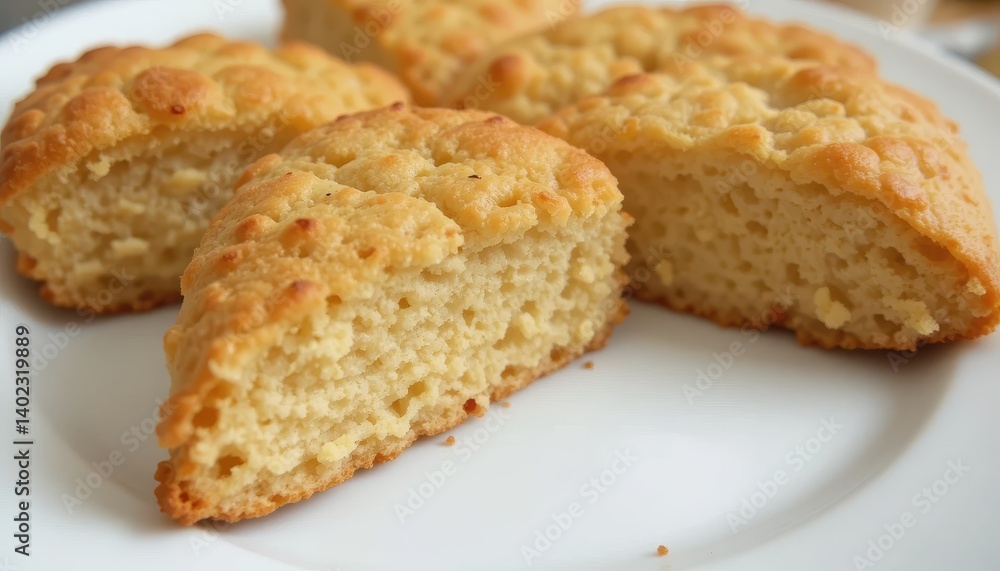 Freshly baked scones kitchen food photography home close-up culinary delight Freshly baked scones kitchen food photography home close-up culinary delight