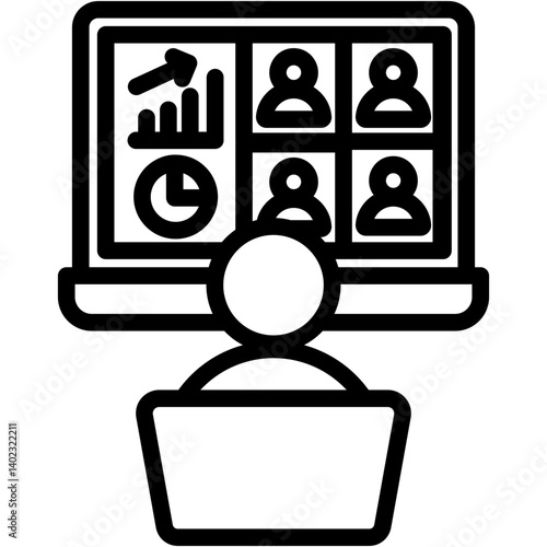 Online Meeting Icon