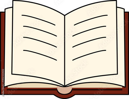 開かれた古書のアイコン