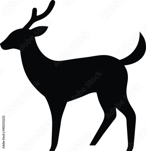 Alert Deer: Flowing Silhouette Softened by Curves and Defined by Minimalism