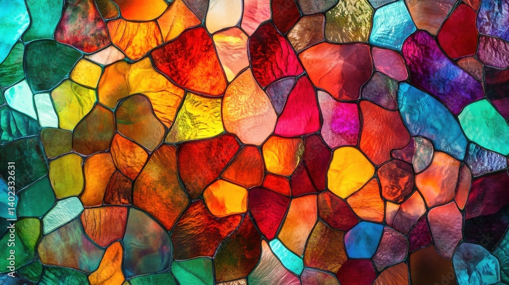 Stained glass pattern. Stained glass pattern.