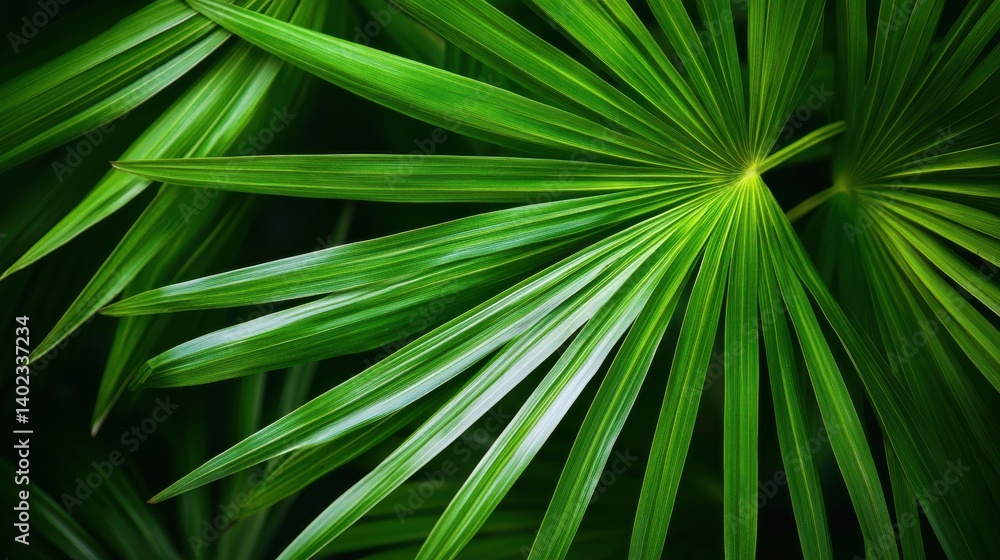 Palm leaves. Palm leaves.